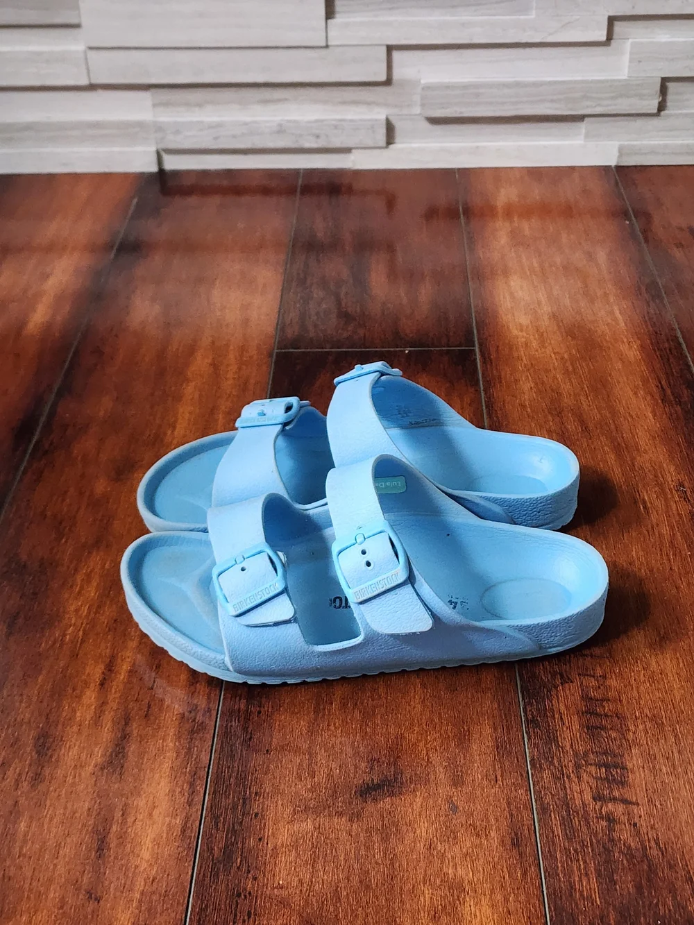 Birkenstock Arizona EVA Light Blue Sandals Kids EU 34 US 3 Waterproof